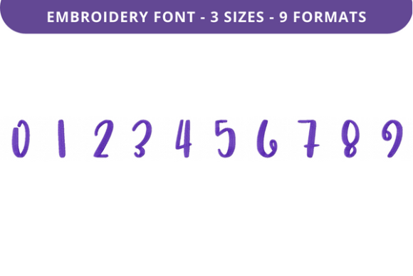 Country Garden Font 0 to 9 Review