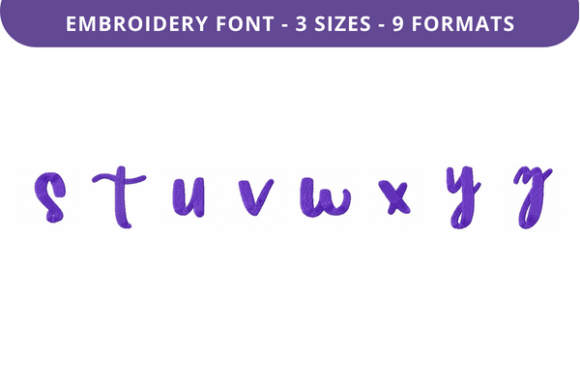 Country Garden Font S to Z