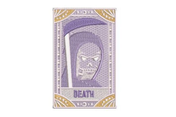 Death Tarot Card Embroidery Review