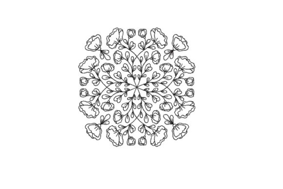 Flower Mandala: A Thoughtful Embroidery Choice for Personalized Gifts