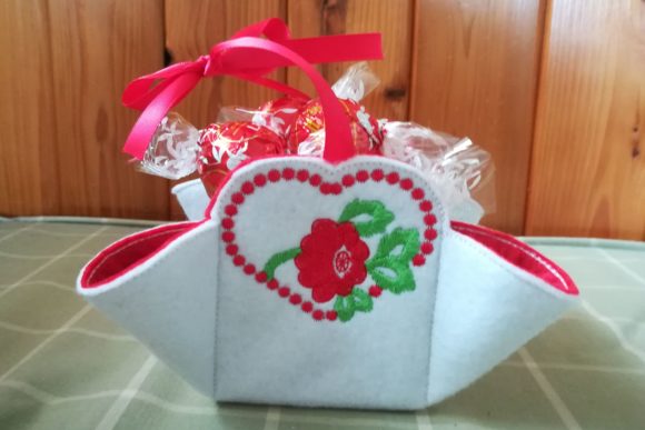 Heart Basket: A Boutique Sweatshirt Embroidery Review