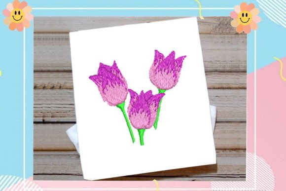 Lovely Purple Roses Embroidery Review