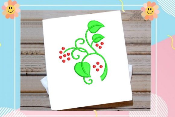 Pretty Leaves Fruits: A Craft Fair-Ready Embroidery Design