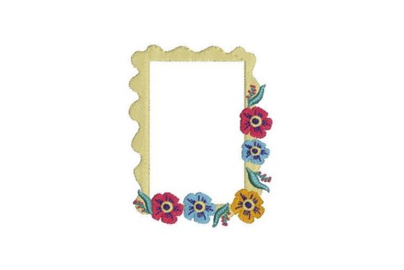 Spring Border: Fresh, Flowery Embroidery for Boutique Apparel