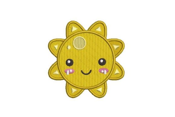 Sun Kawaii: A Craft Fair-Ready Embroidery Design