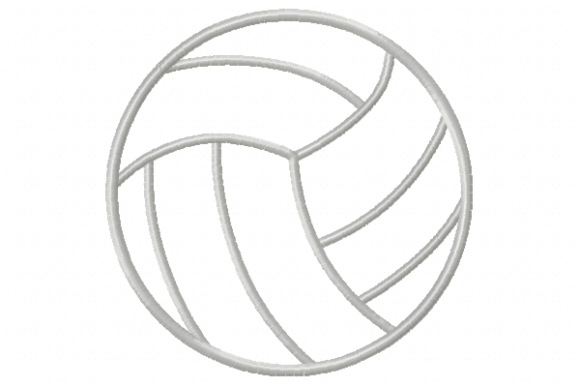 Volleyball Applique: A Seasonal Stitch Worth Stocking